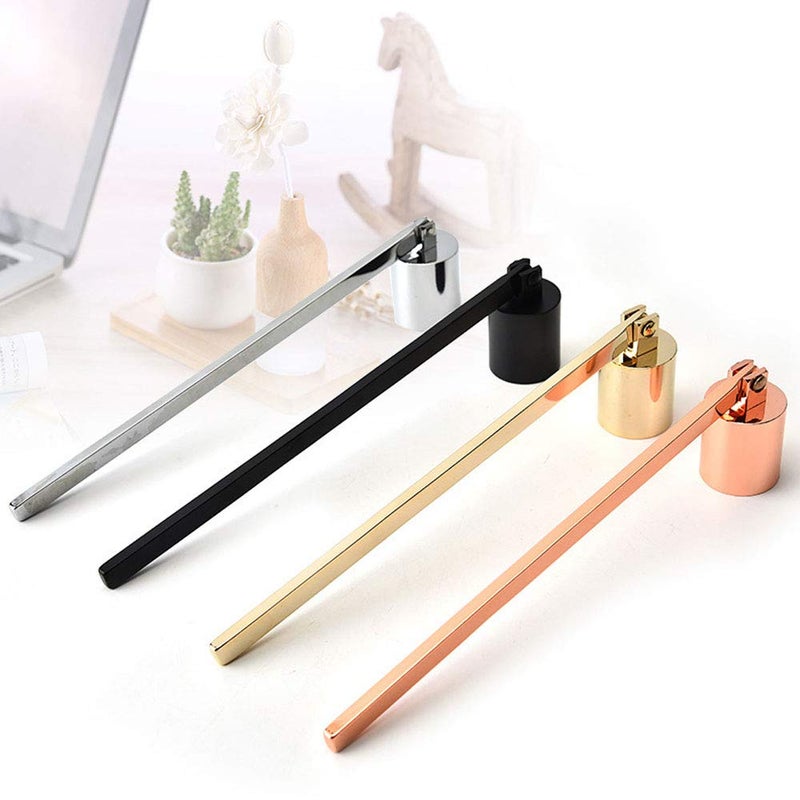 YESON Black Candle Snuffer Stainless Steel Polished Candle Snuffer - Image 3